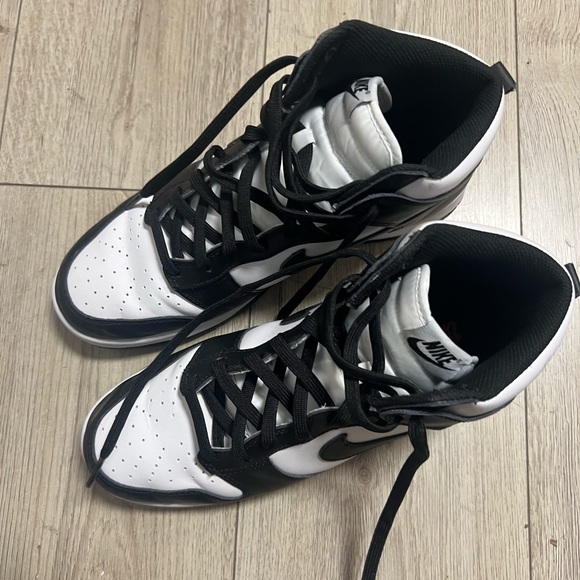 Nike Dunk High Black White Men's Size 10 - Picture 7 of 12